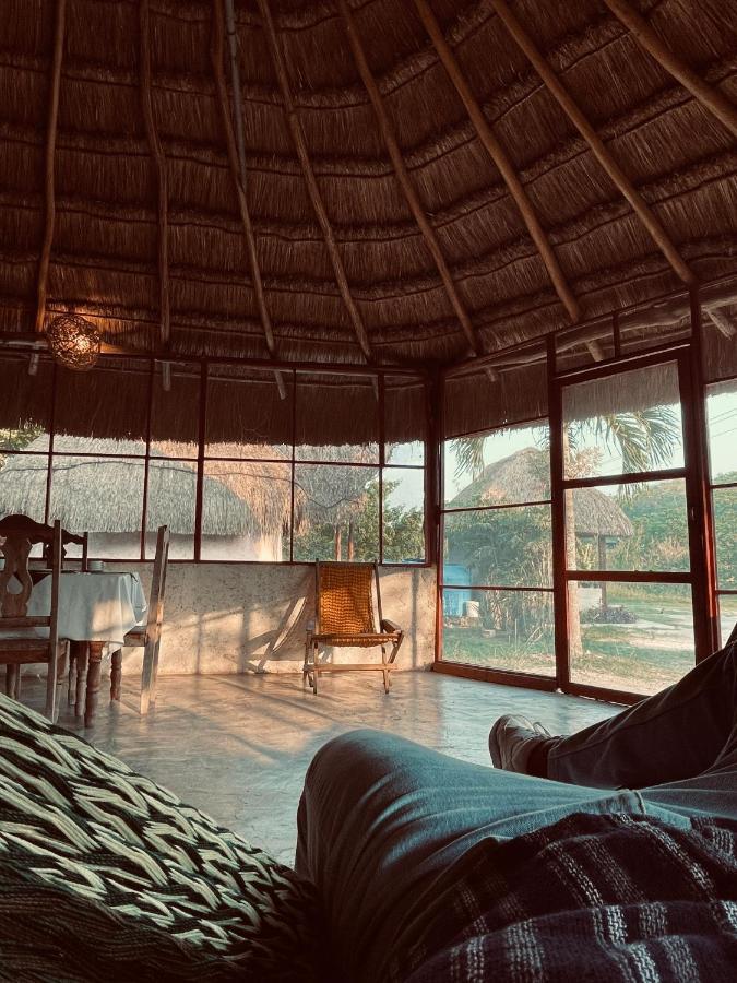 Ecohabitat Bed & Breakfast Xpujil Bagian luar foto